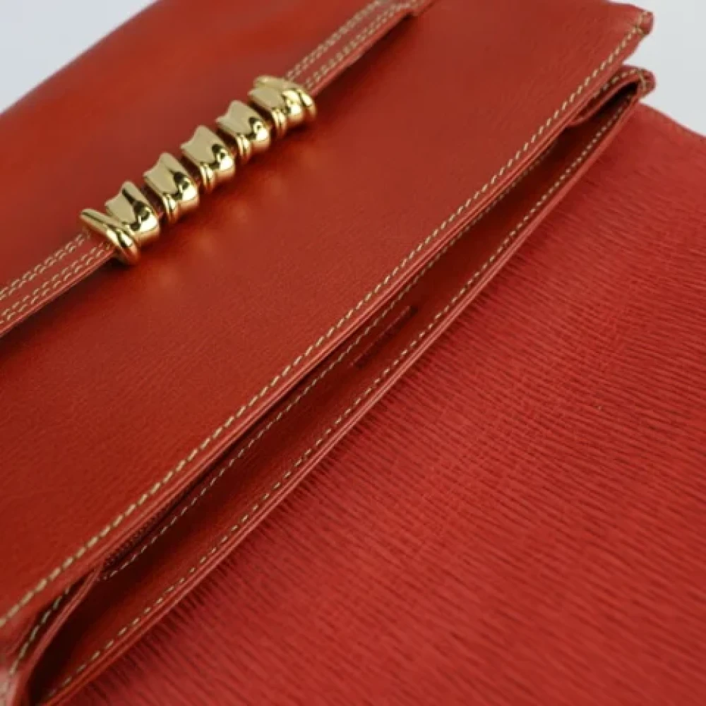 Loewe Pre-owned Fabric clutches Brown Dames