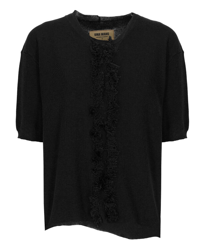 black-cotton-silk-sweater-with-fringes