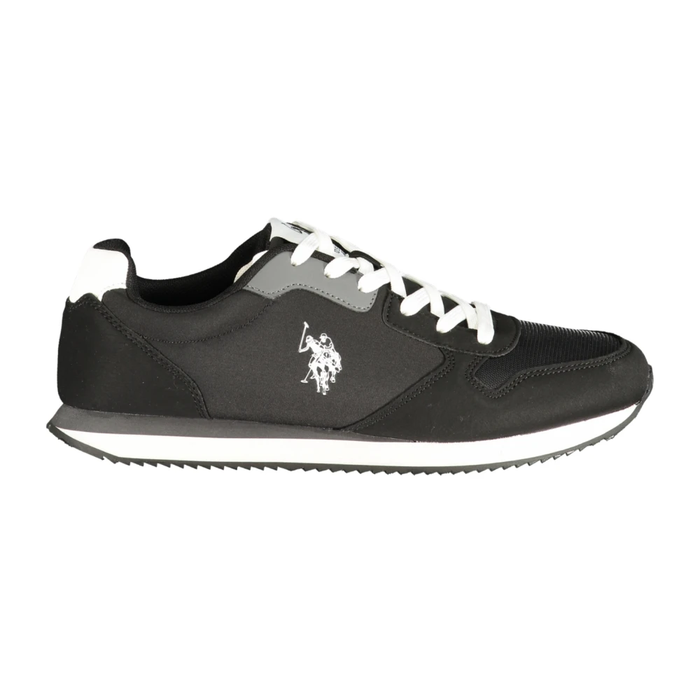 U.s. Polo Assn. Men's Black Sneakers, 9 Uk, Sports Shoe