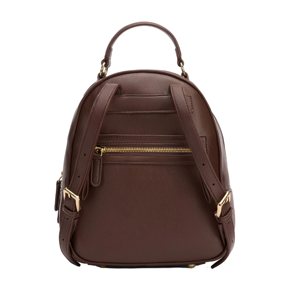 Braccialini Polyester Rugzak met Gouden Details Brown Dames