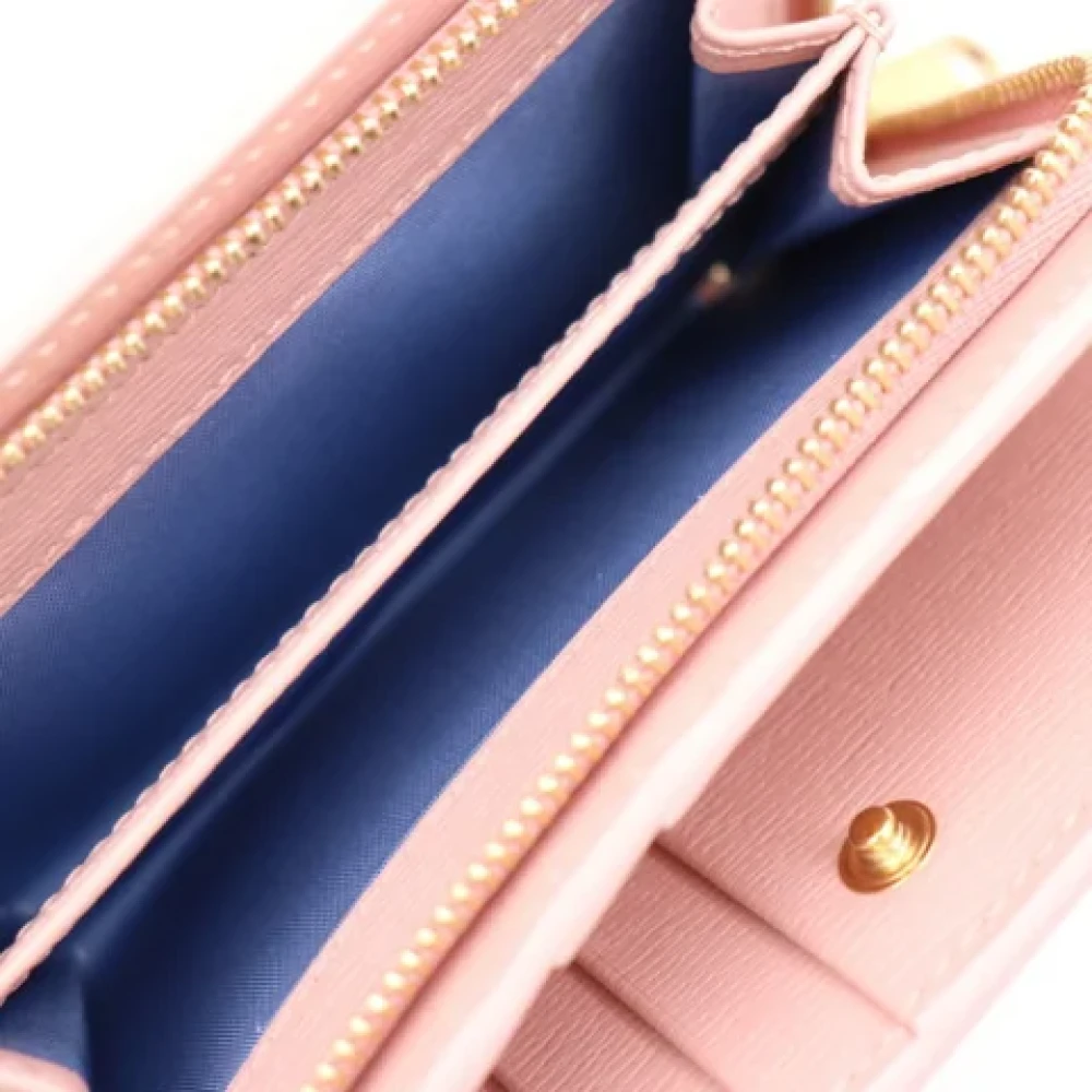Gucci Vintage Pre-owned Leather wallets Pink Dames