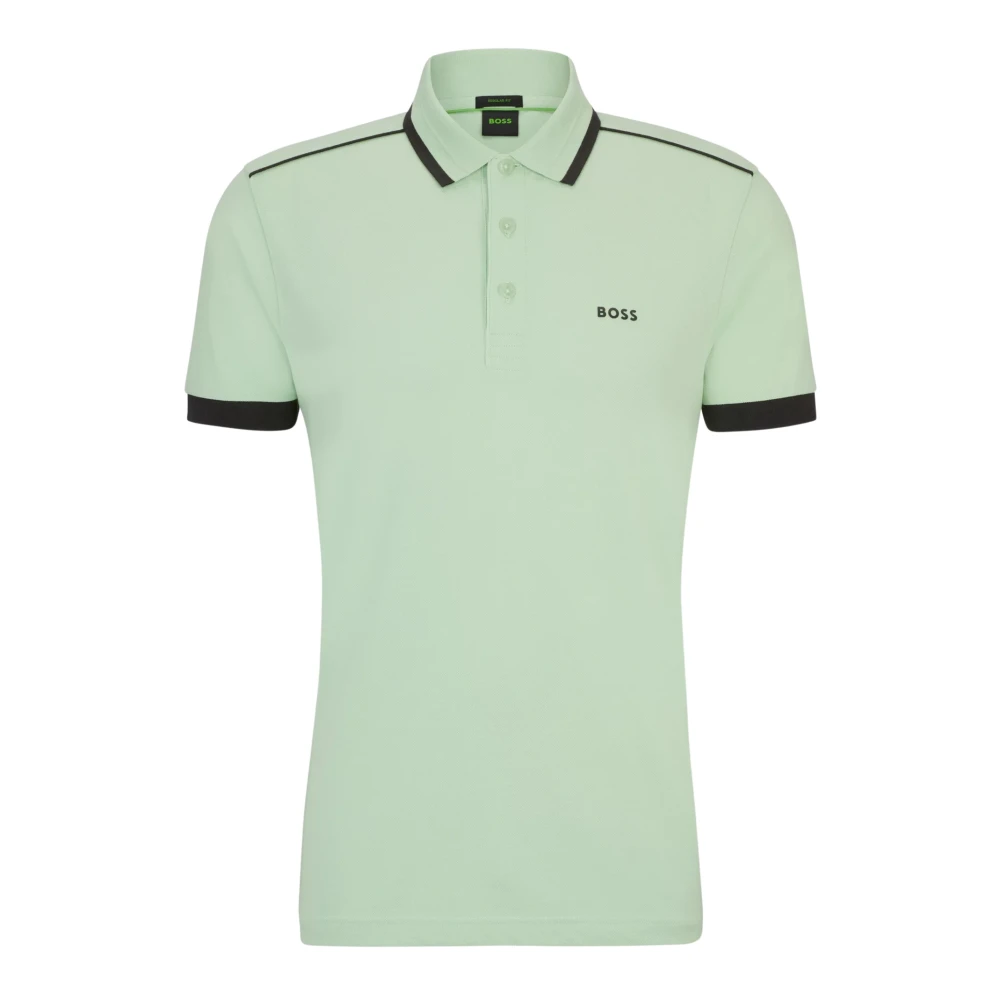 Hugo Boss Klassiek Polo Shirt voor Mannen Green Heren