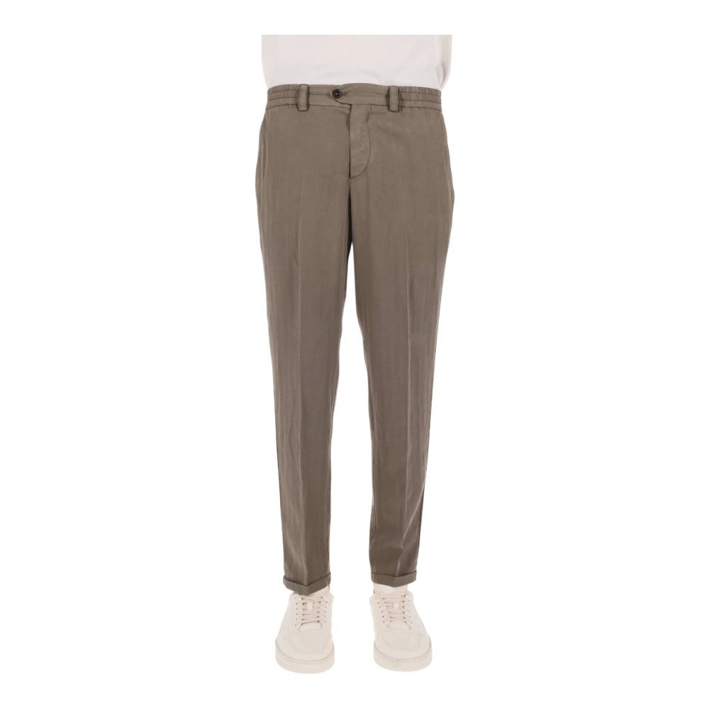 Pt Torino Mannelijk Groente Broeken Heren, Groen, W36, Katoen, The Rebel Chinos