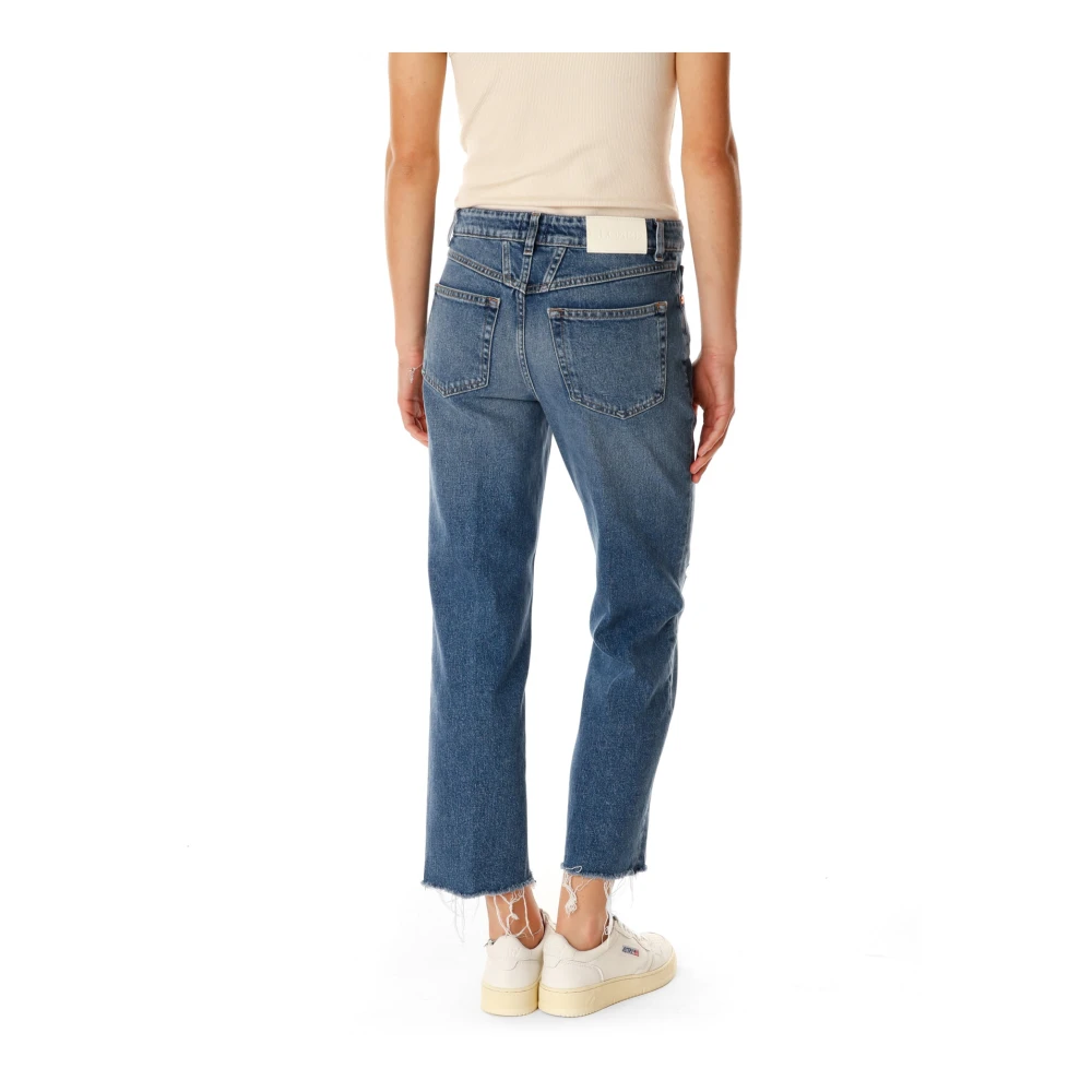 closed Cropped Straight Fit Jeans Blue Dames