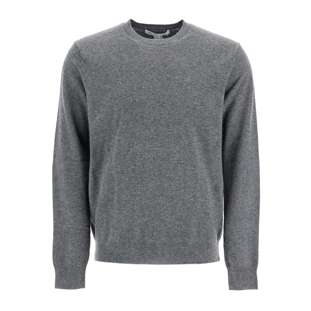 Comme des Garçons Melange Wool Crewneck Pullover Gray Heren