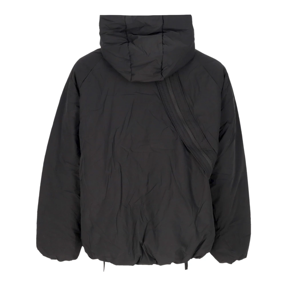 Acupuncture Zwarte Puffer Hoge Kraag Donsjas Black Heren