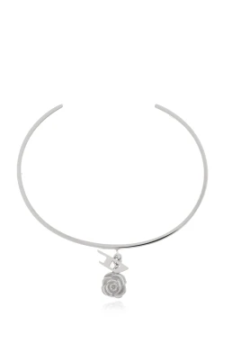 Stainless Steel Cuff Charm Bracelet