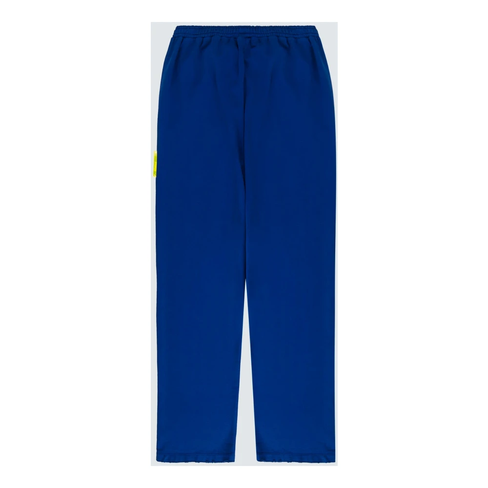Barrow Sweatpants met print en strass applicatie Blue Unisex