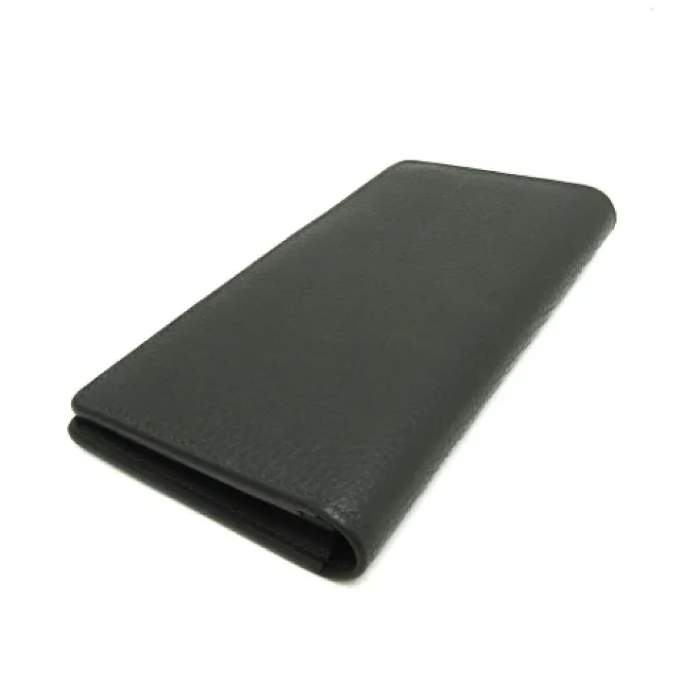 Louis Vuitton Vintage Pre-owned Leather wallets Black Heren