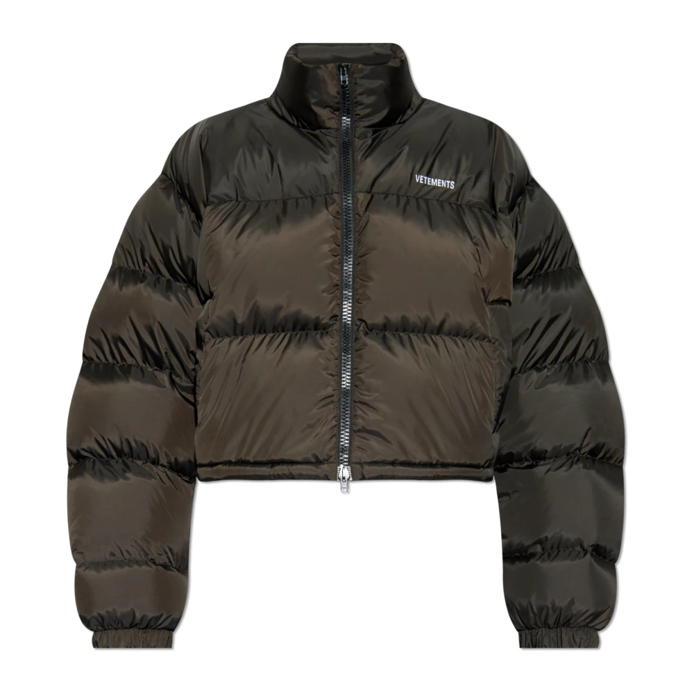 Vetements Jas met logo Black Heren