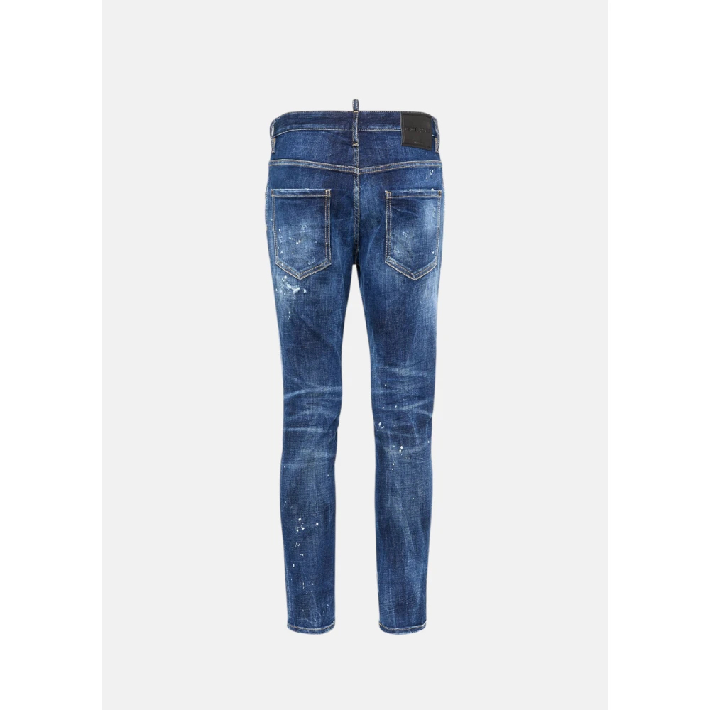 Dsquared2 Donkere Easy Wash Skater Jeans Blue Heren