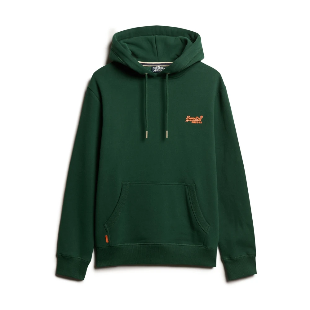 Superdry Men's Green Hoodies, S, Cotton Essential Hoodie
