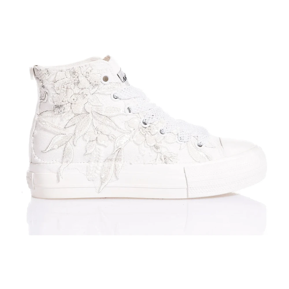 Mimanera Elegant Platform Sneakers Vit White, Dam