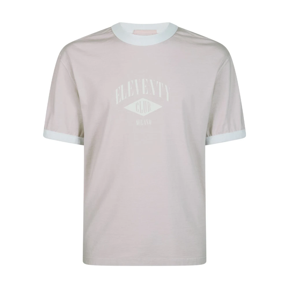Eleventy Uomo Rosa - T-Shirt Stampa Relax Fit - Tops - M