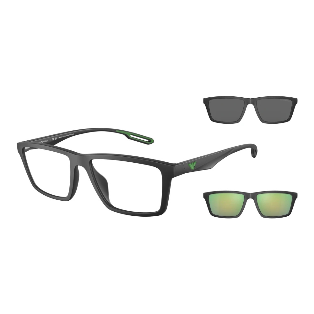 Emporio Armani Men's Black Sunglasses, 55 Mm, Sunglasses Ea4189u Model 50011W