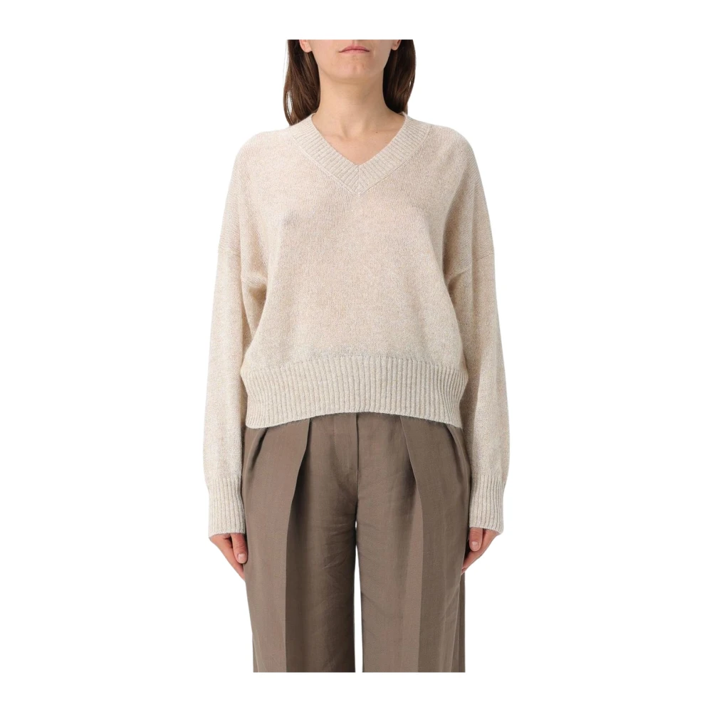Knitwear > V-neck Knitwear - - Brunello Cucinelli - Modalova