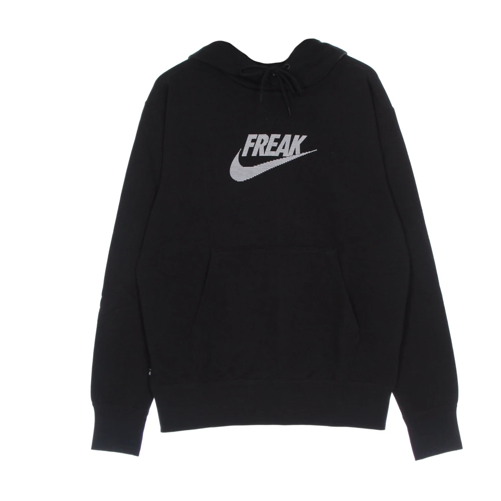 Nike Men's Black Long Sleeve Training Tops, Xl, Freak Lightweight Hooded Sweatshirt /White
