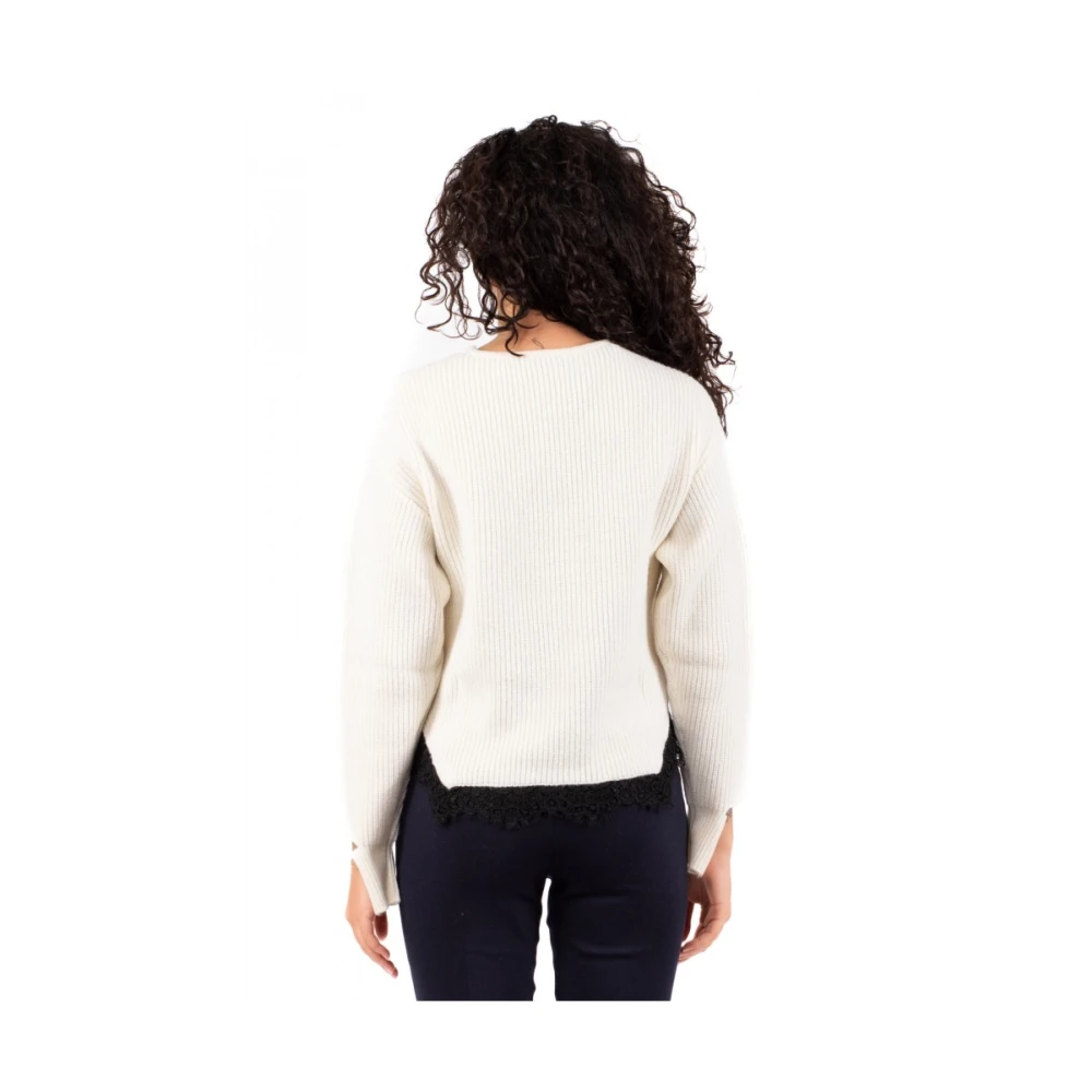 pinko Stijlvolle Top voor Vrouwen in Roze White Dames