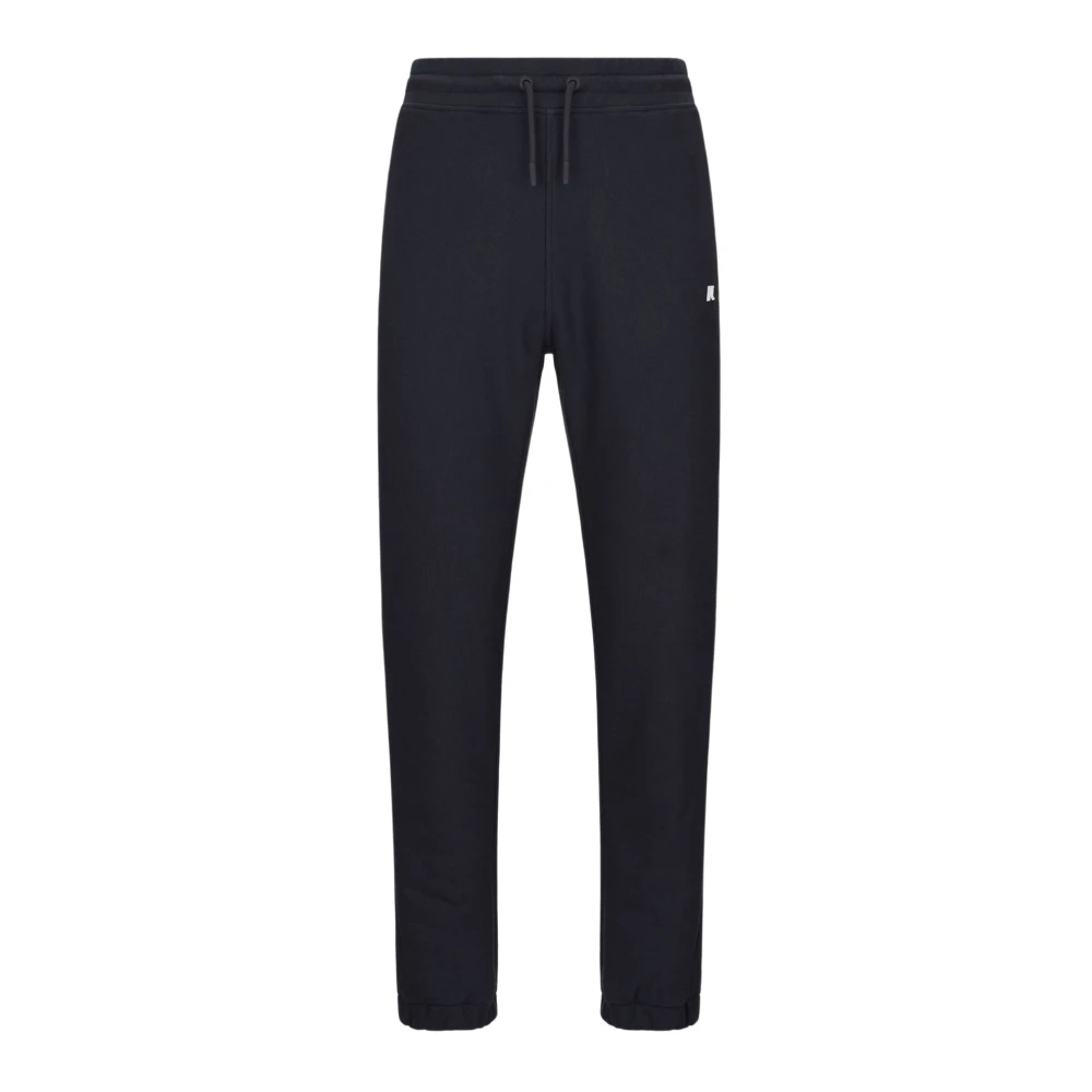 K-Way Uomo Nero - Pantaloni Da Jogging Dal Look Athleisure - Trousers - Xl