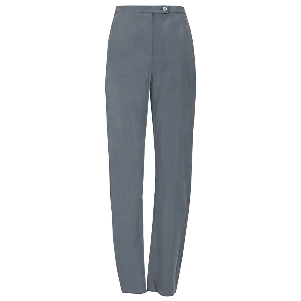 Emporio Armani Women's Blue Trousers - Slim-Fit Trousers - Xs - Trousers