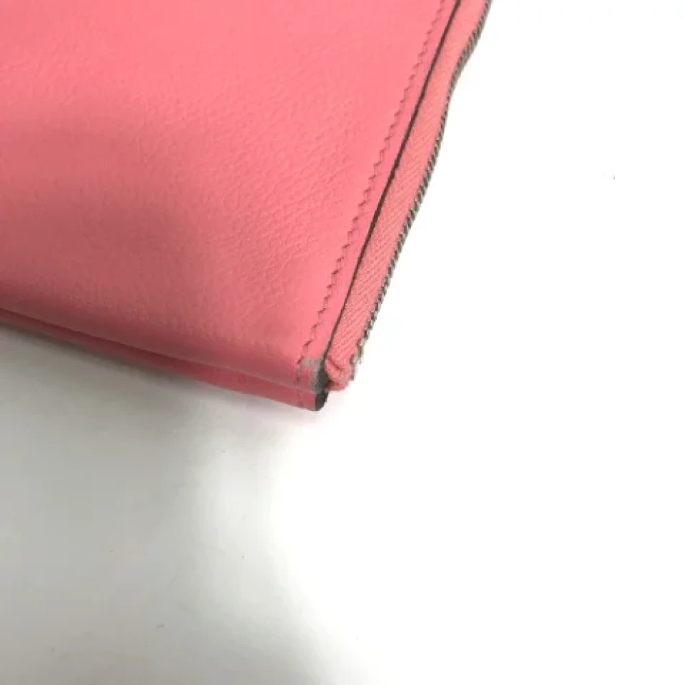 Hermès Vintage Pre-owned Leather pouches Pink Dames
