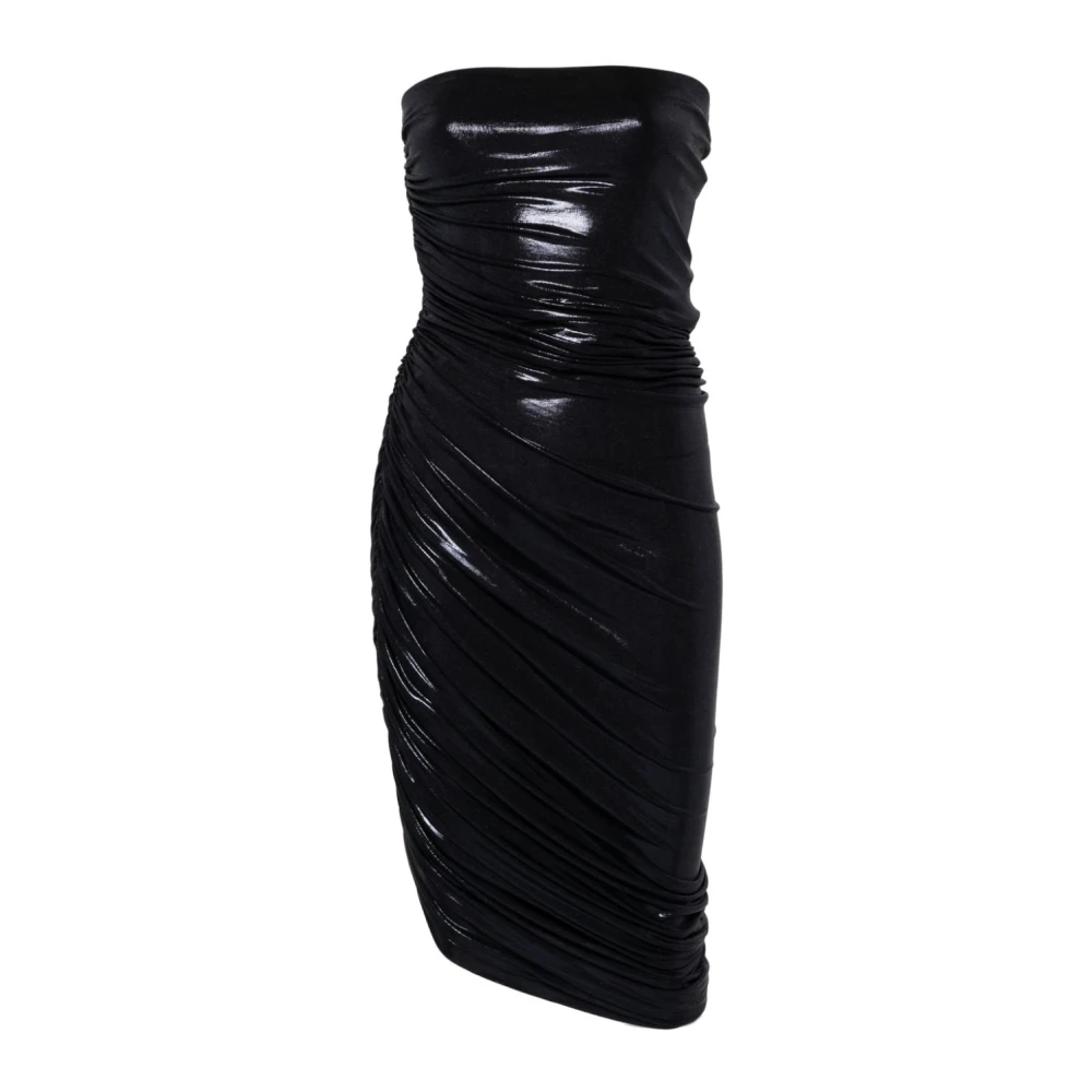 Norma Kamali Blauwe Jurk voor Vrouwen Aw24 Blue Dames