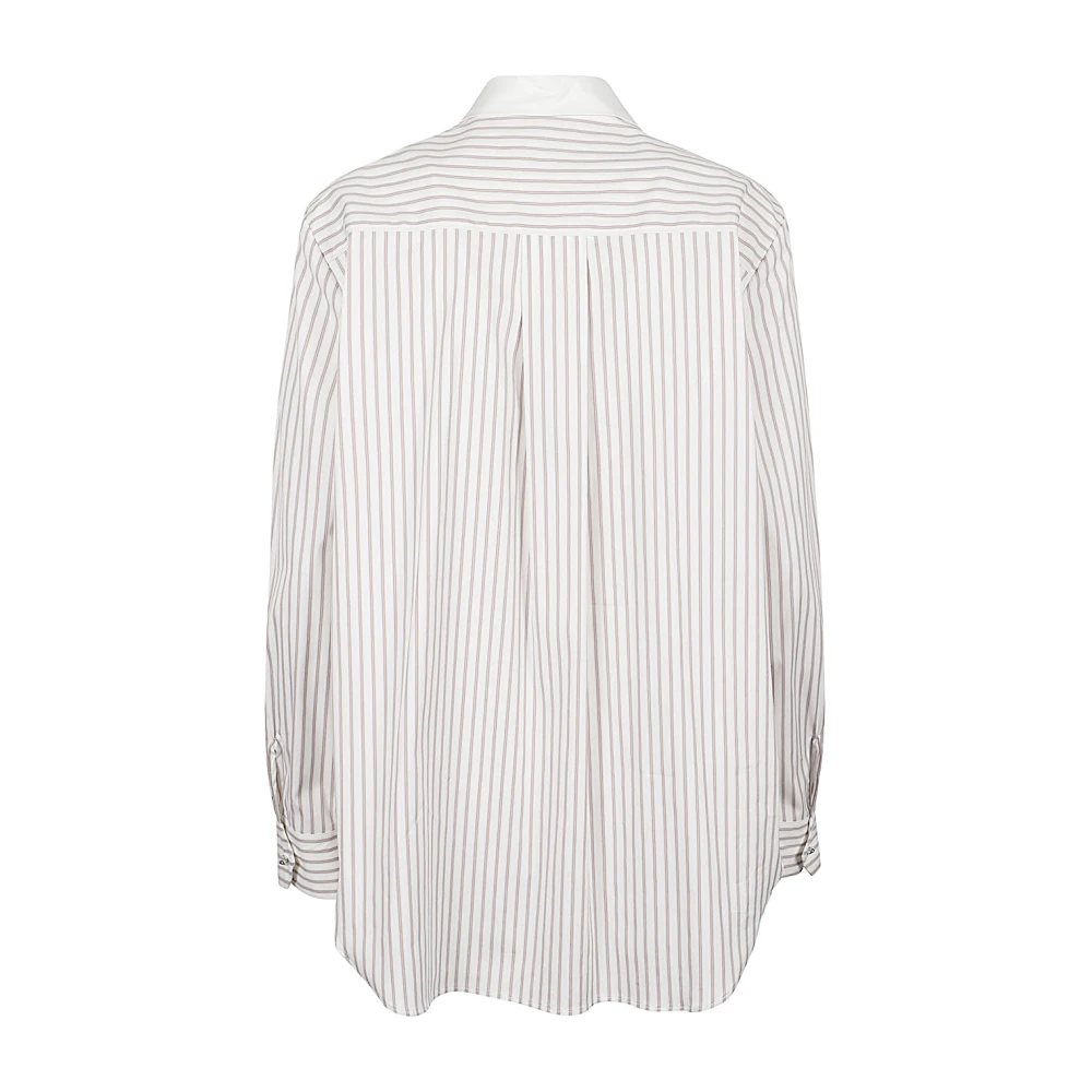Marella Grijze Katoenen Overhemd Gray Dames
