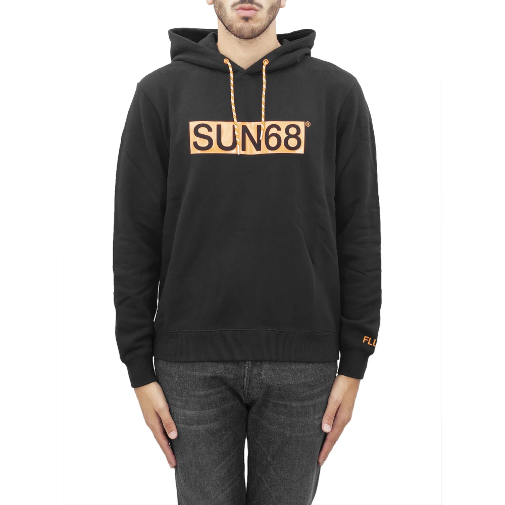 Sun68 Zwart hoodie set voor heren Black Heren