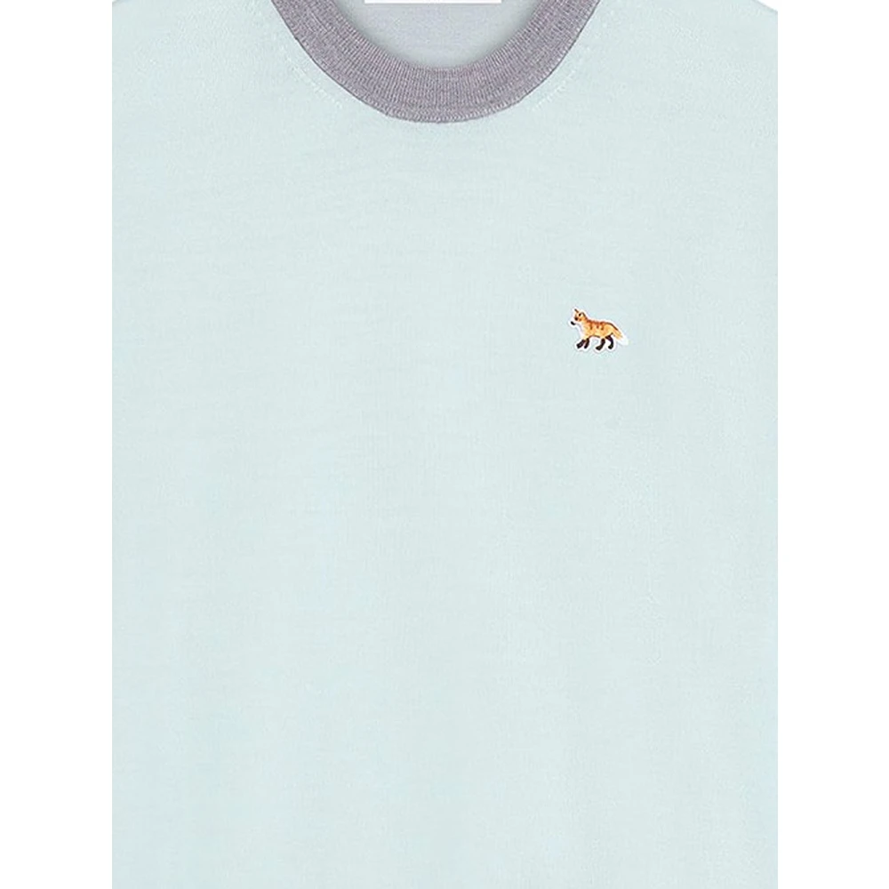 Maison Kitsuné Wol Vos Trui Blue Dames