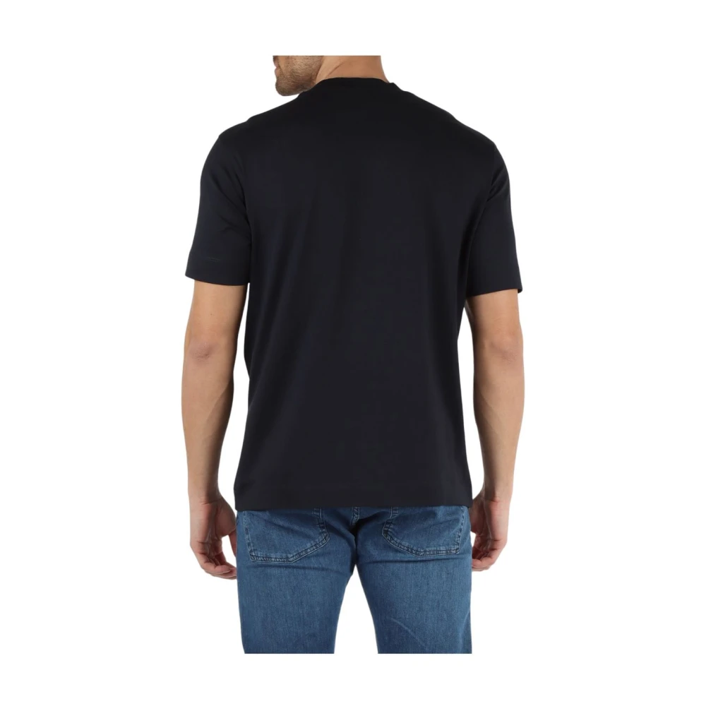 Emporio Armani Korte Mouw T-shirt Blue Heren