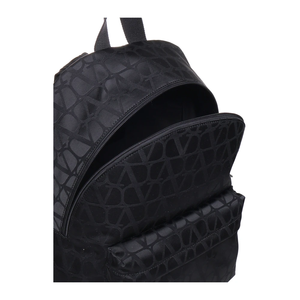 Valentino Garavani Zwarte VLogo Iconographe Rugzak Black Heren