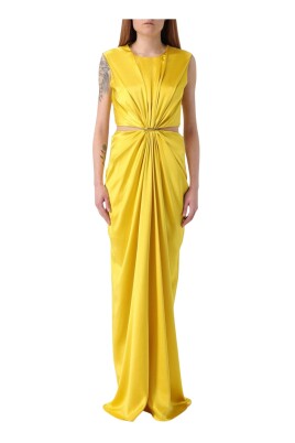 yellow-silk-maxi-dress-cutout
