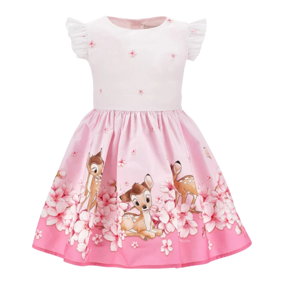 Monnalisa Girls Pink Dresses, 4 Y, Dresses