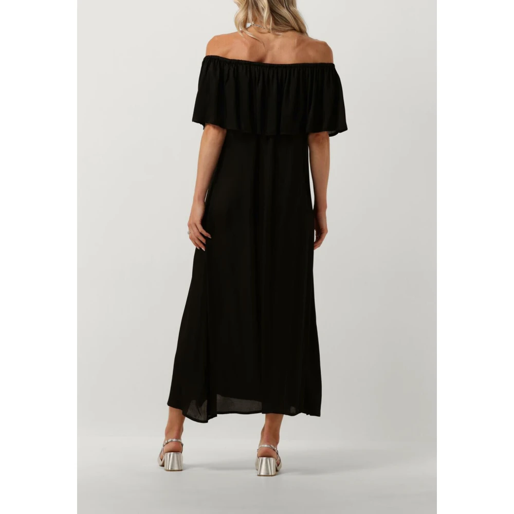 My Essential Wardrobe Zwarte Midi Jurk Melissamw Florance Black Dames