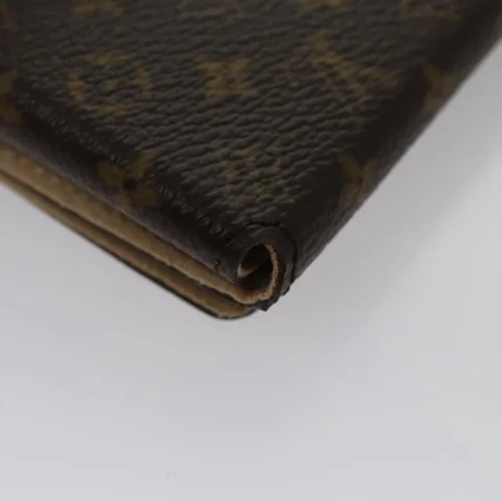 Louis Vuitton Vintage Pre-owned Canvas wallets Brown Unisex