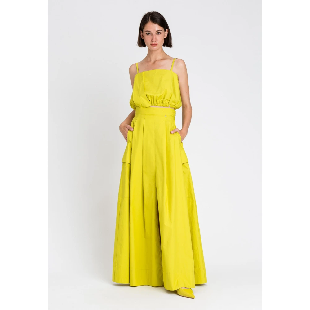 Twinset Groene Rok met Zakken Green Dames