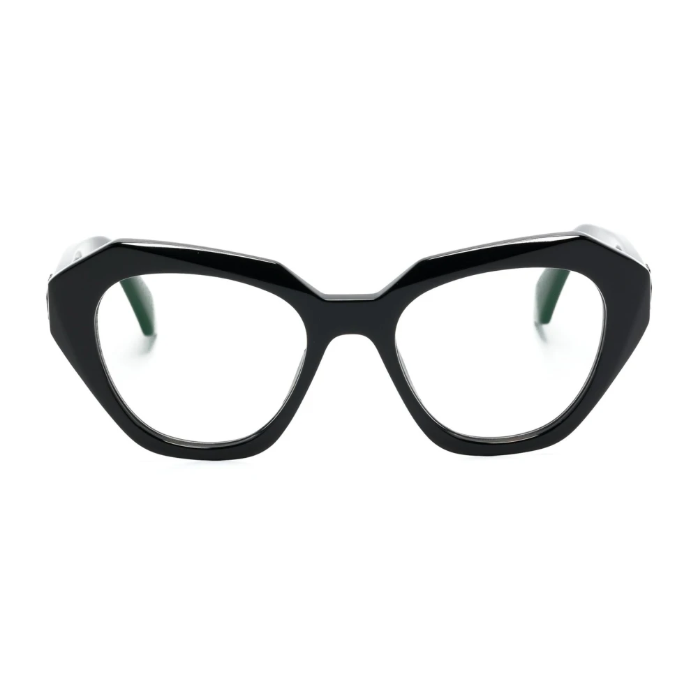 Off White Zwart Optisch Montuur Stijlvol en veelzijdig Black Unisex