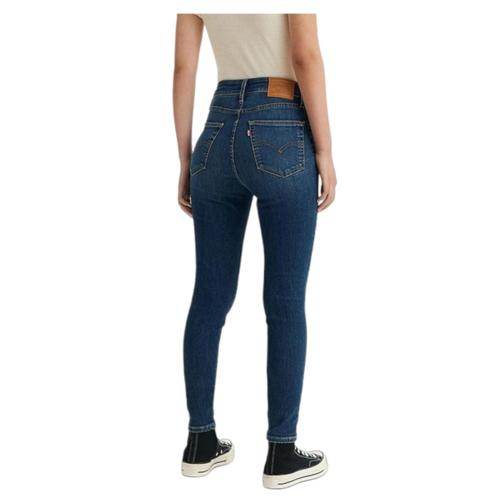 Levi's 721 High-Rise skinny Broek Blue Dames
