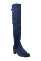 bottes-hautes-de-luxe-en-daim-bleu