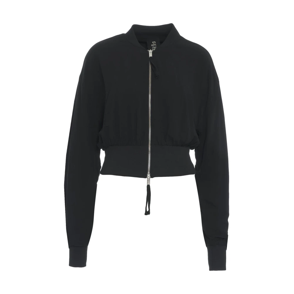 Thom Krom Stijlvolle Zwarte Bomberjack Black Dames
