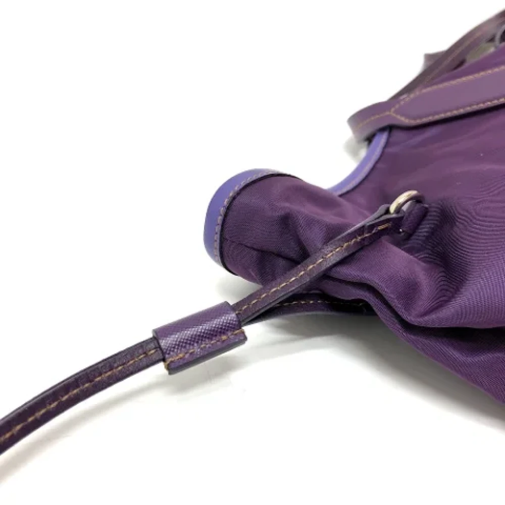 Prada Vintage Pre-owned Fabric prada-bags Purple Dames