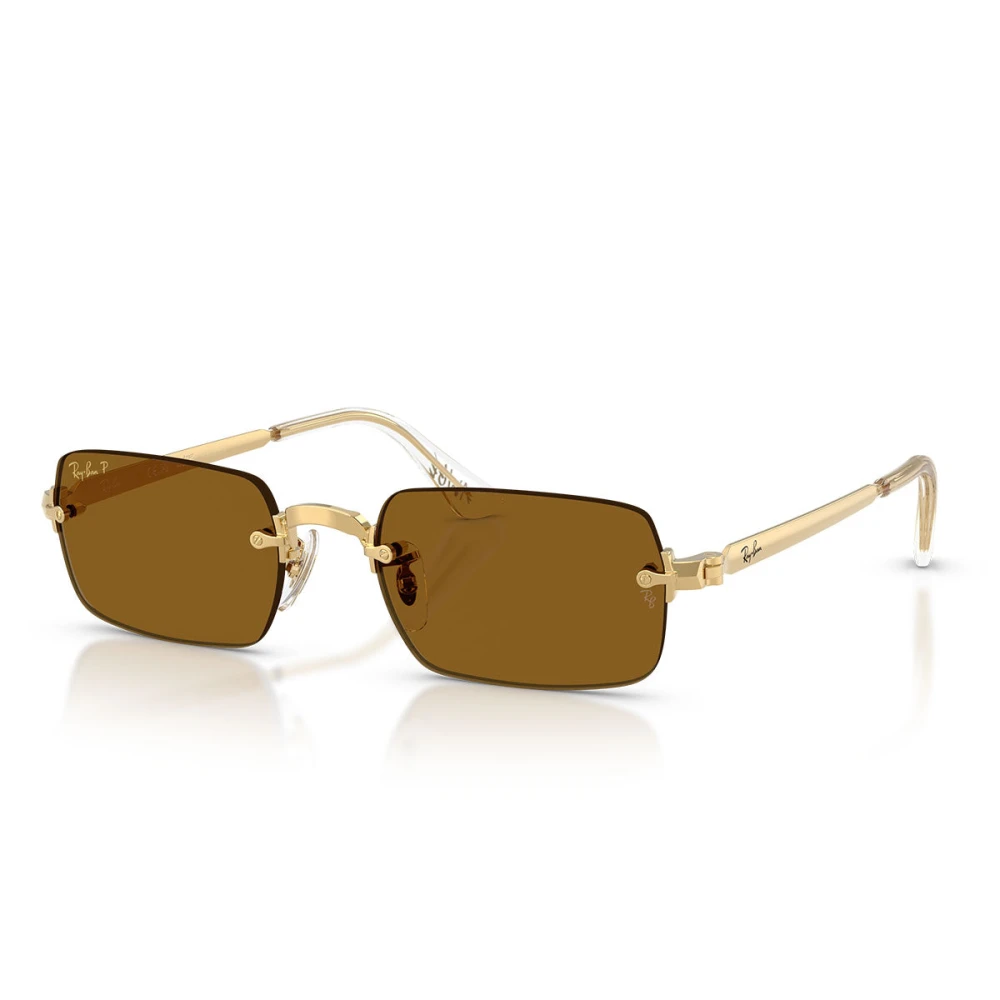 Ray-Ban Unisex Yellow Sunglasses, 54 Mm, Rectangular Sunglasses