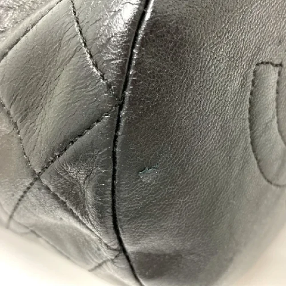 Chanel Vintage Pre-owned Leather chanel-bags Black Dames
