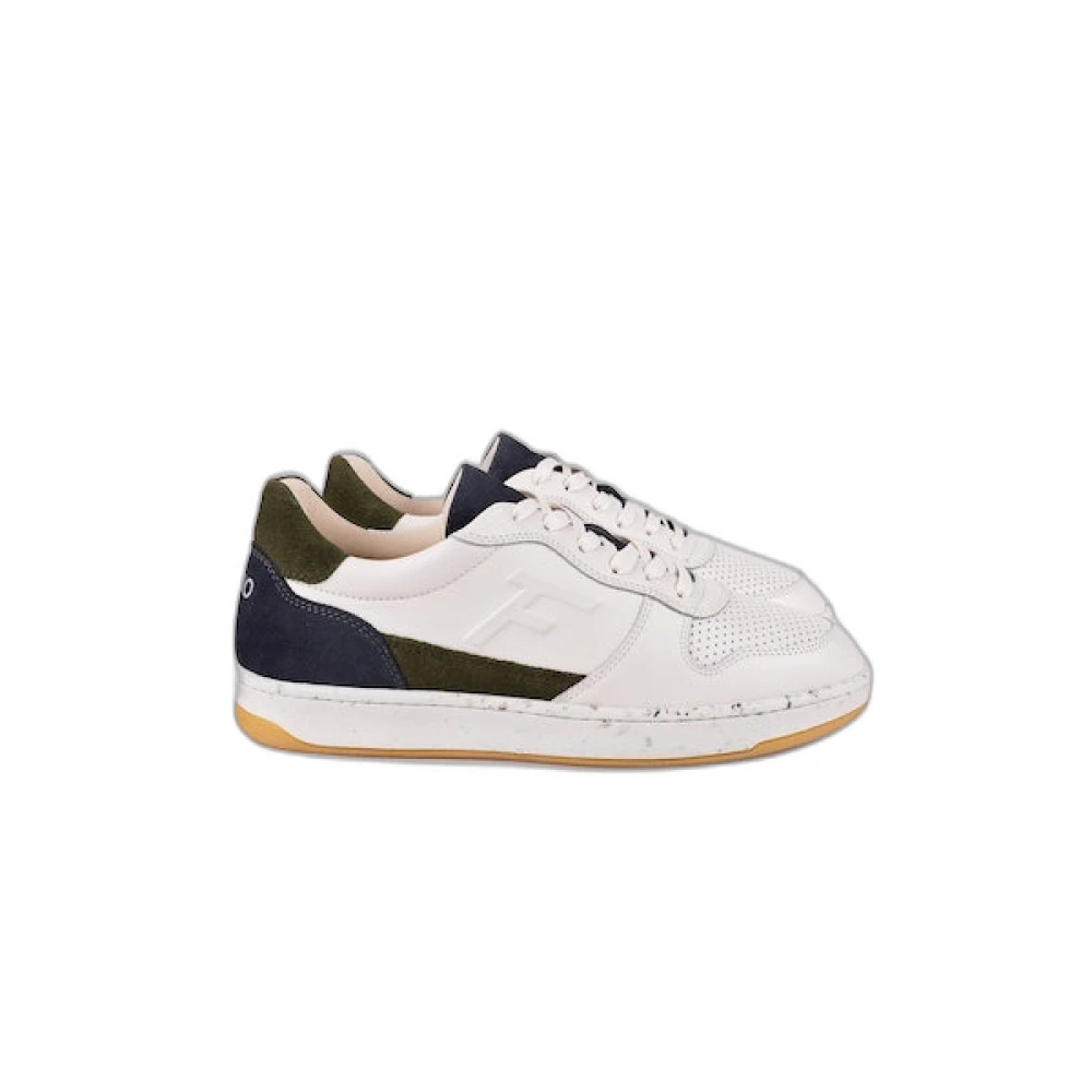 Faguo Stijlvolle Suede Sneakers Heren Schoenen Wit