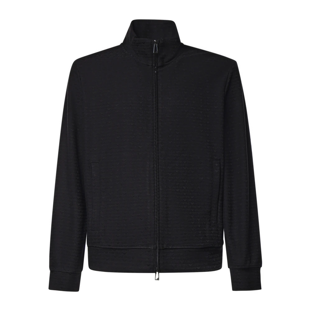 Emporio Armani Uomo Nero Felpe, L, New,