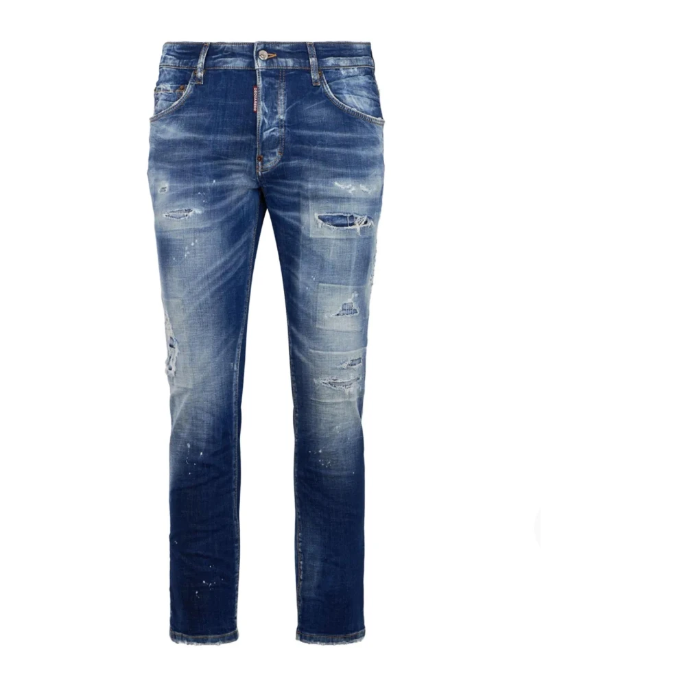 Dsquared2 Men's Blue Skinny Fit Jeans, M, Skinny Jeans
