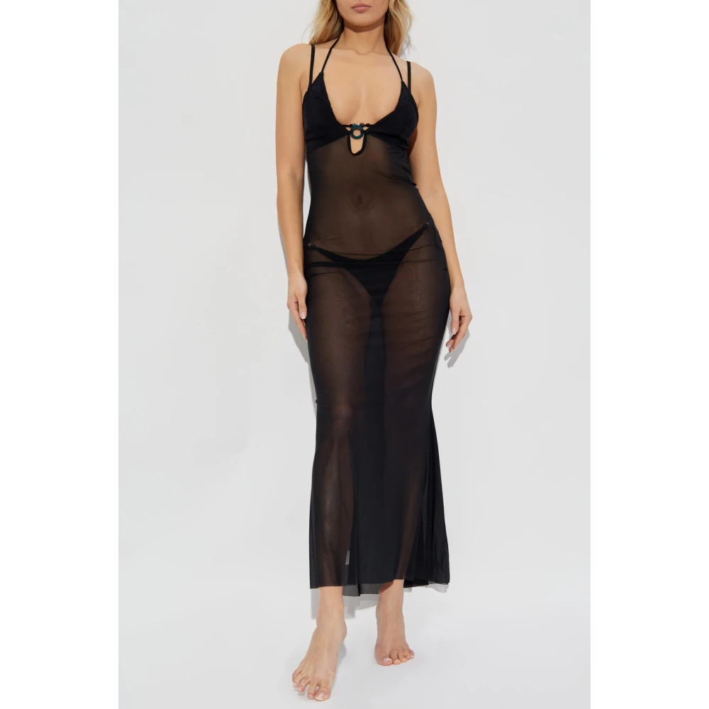 Bond-Eye Strandjurk Cindy Ring Maxi Black Dames
