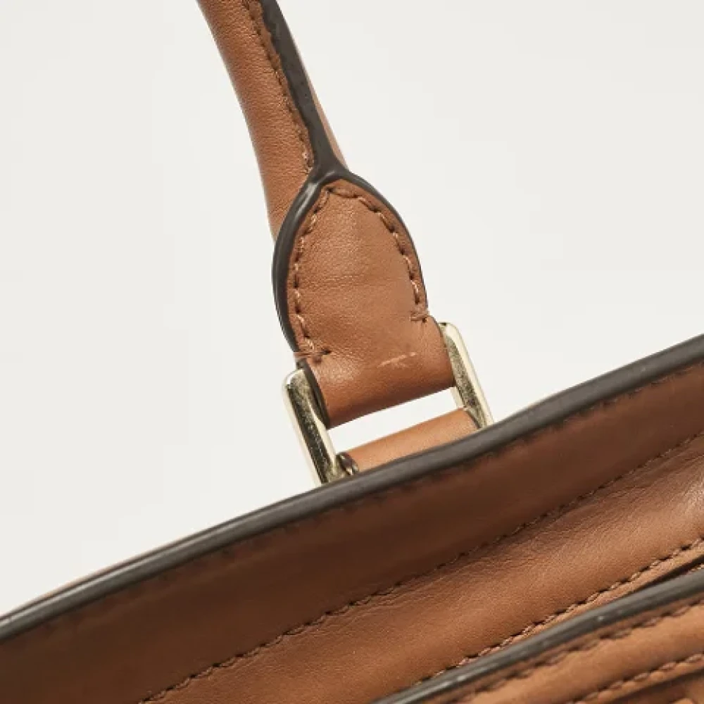 Michael Kors Pre-owned Leather totes Brown Dames