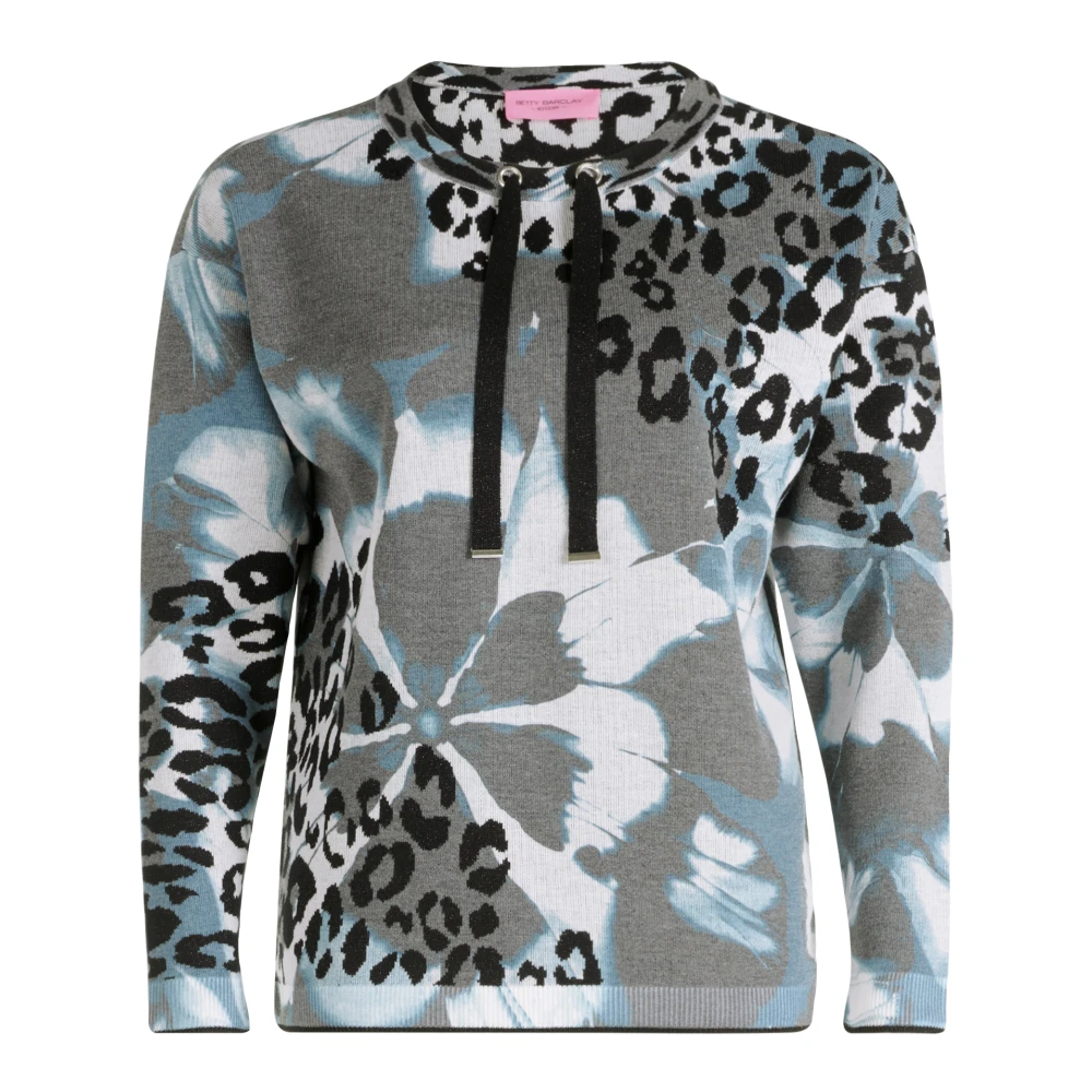 Betty Barclay Dierenprint Fijngebreide Trui Multicolor Dames