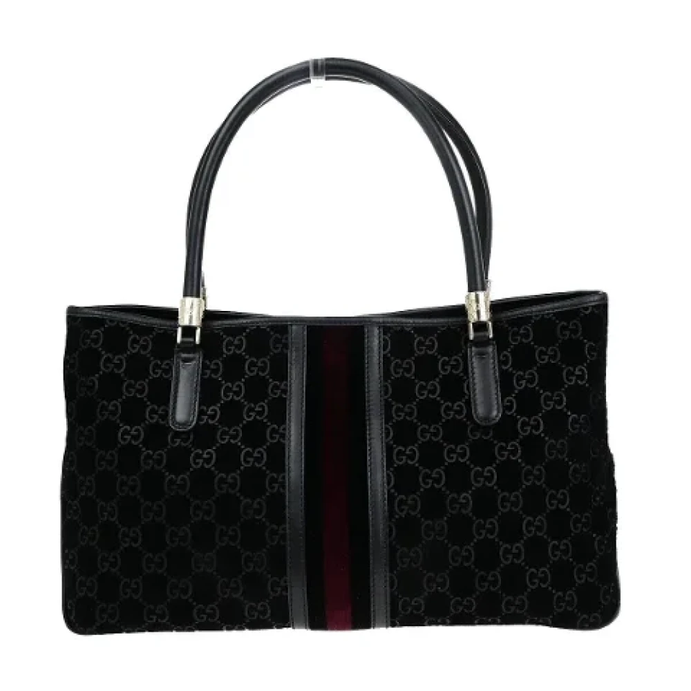 Gucci Vintage Pre-owned Suede gucci-bags Black Dames